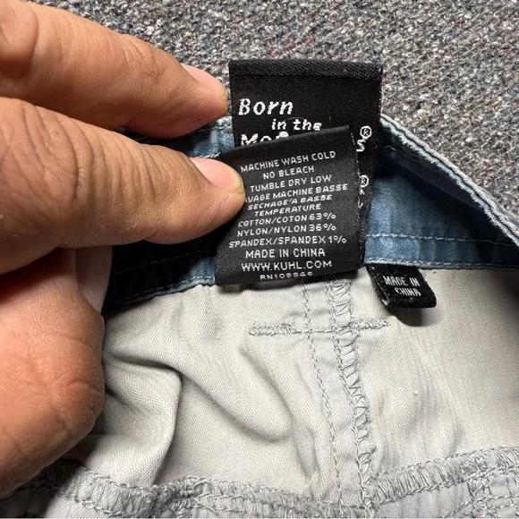 Kuhl Gray Lightweight Shorts Size 6 - Picture 8 of 9